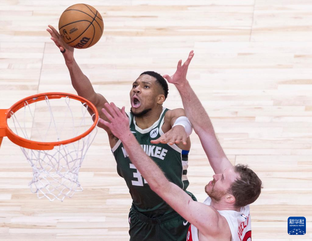 公鹿不敌猛龙,字母哥缺阵 公鹿不敌猛龙,字母哥缺阵